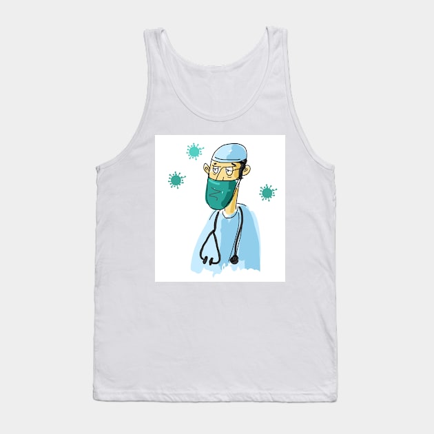 cartoon doctor Tank Top by T-shirt_best_